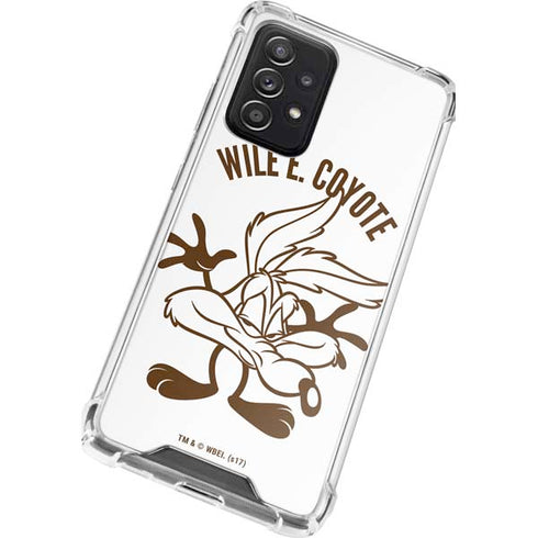 Looney Tunes Wile E Coyote Big Head Galaxy A72 5G Clear Case